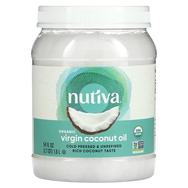 Certified Organic, Cold-Pressed, and Virgin Coconut Oil Great for Cooking