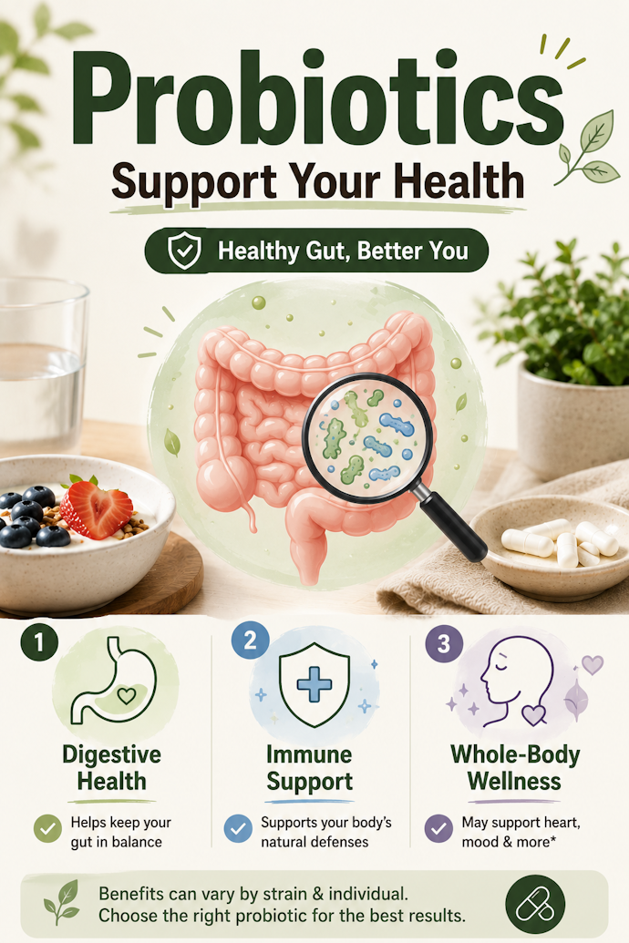 Benefits of Taking Probiotic Supplements