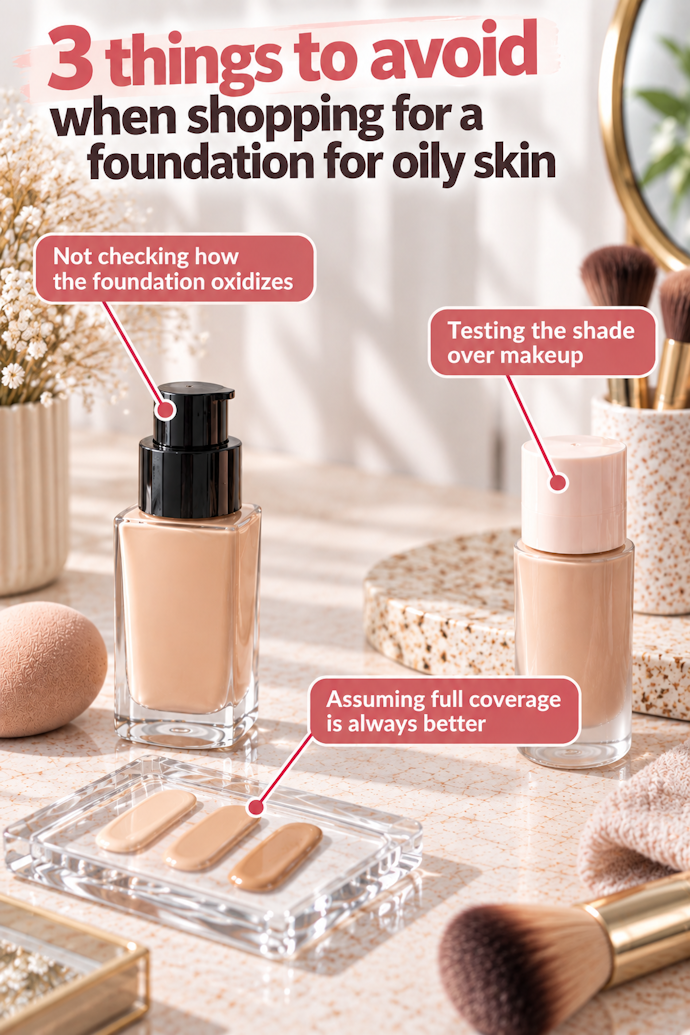 Common Mistakes That People Make When Choosing a Foundation for Oily Skin