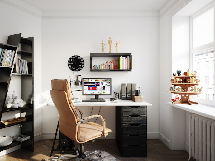 Floating and Hanging Shelves Are Ideal for Small Spaces