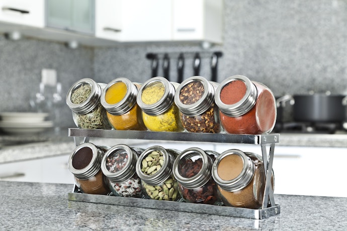 Countertop Spice Racks Are Best for Kitchens With Limited Space