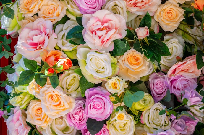 Silk for Realistic-Looking Artificial Flowers