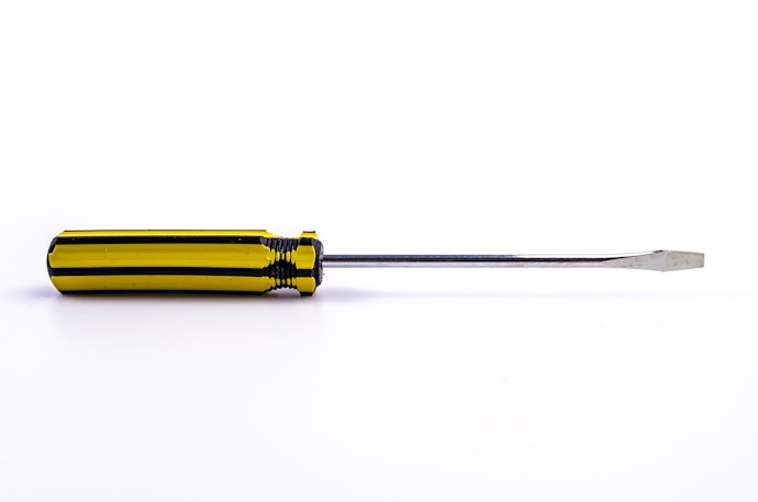 A Flathead Tip Is Handy for Woodwork