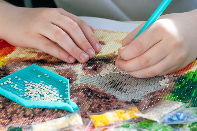 Full Drill Canvas for a Mosaic-Like Finish