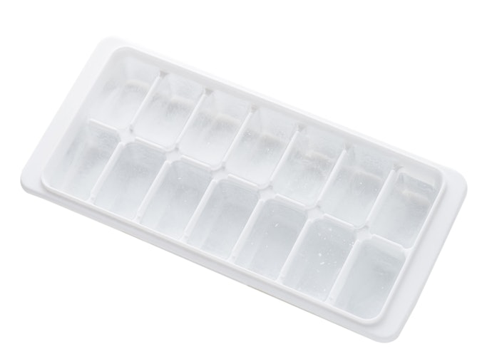 Gear Go Lever-Style Ice Tray, 2 in 1 Stainless Steel Ice Making Mold and Ice Cracker, Silver