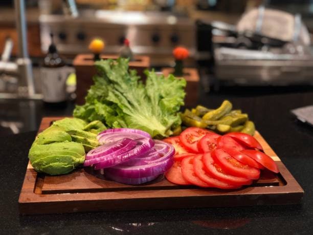 Toppings Give Texture to the Burger