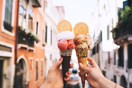 Gelatos Are Rich and Has a More Intense Flavor