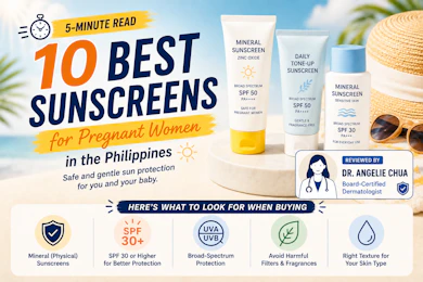 10 Best Sunscreens for Pregnant Women in the Philippines 2026 | Buying Guide Reviewed by Dermatologist