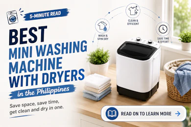 8 Best Mini Washing Machine With Dryers in the Philippines 2026 | TCL, LG, Hanabishi, and More