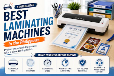10 Best Laminating Machines in the Philippines 2026 | CUYI, Deli, and More