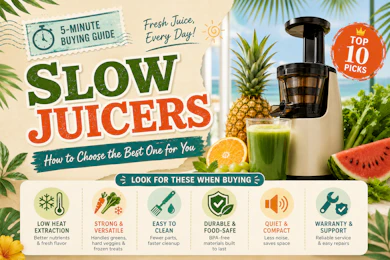 10 Best Slow Juicers in the Philippines 2026 | Tough Mama, Panasonic, and More