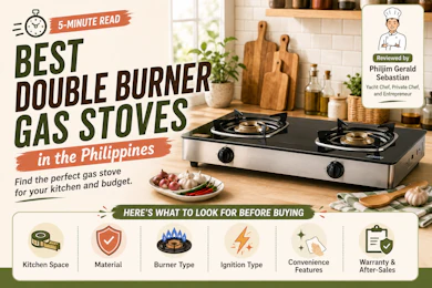 10 Best Double Burner Gas Stoves in the Philippines 2026 | Buying Guide Reviewed by Chef