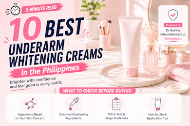 10 Best Underarm Whitening Creams in the Philippines 2026 | Buying Guide Reviewed by Dermatologist