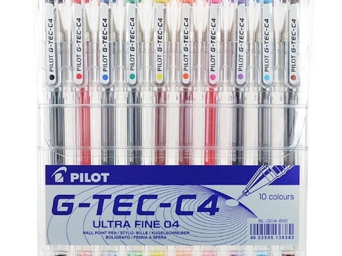 MUJI Erasable Gel Ink Needle Ballpoint Pen 0.4mm 4 Color Select 