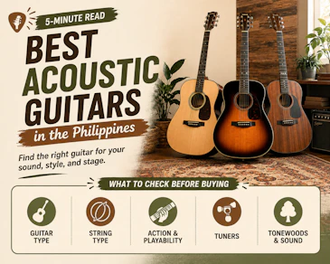 8 Best Acoustic Guitars in the Philippines 2026 | Clifton, Yamaha, Fender, and More