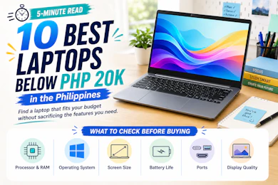 10 Best Laptops Below 20k in the Philippines 2026 | Lenovo, Asus, and More
