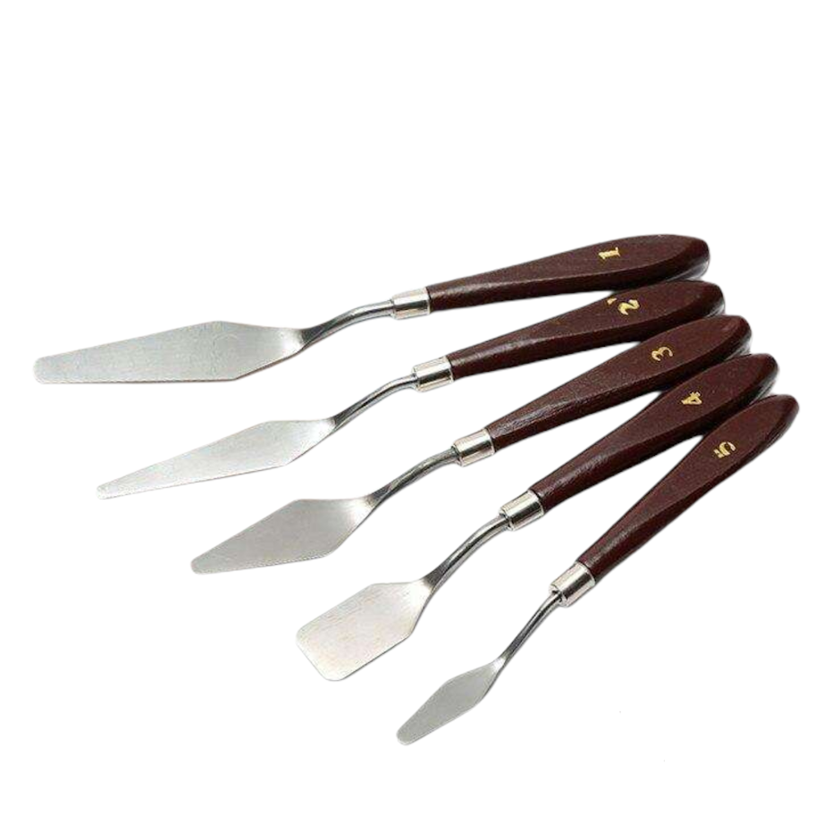 5-Piece Stainless Steel Palette Knives Set Translation missing: en-PH.activerecord.decorators.item_part_image/alt