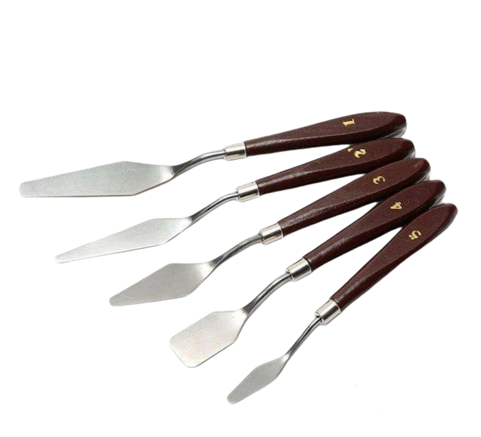 5-Piece Stainless Steel Palette Knives Set Translation missing: en-PH.activerecord.decorators.item_part_image/alt