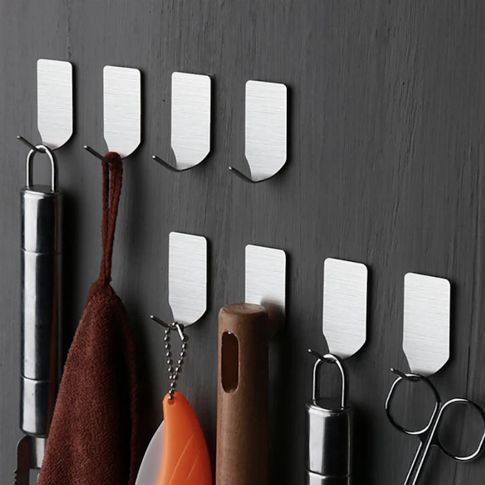 Self-Adhesive Stainless Steel Hook Translation missing: en-PH.activerecord.decorators.item_part_image/alt