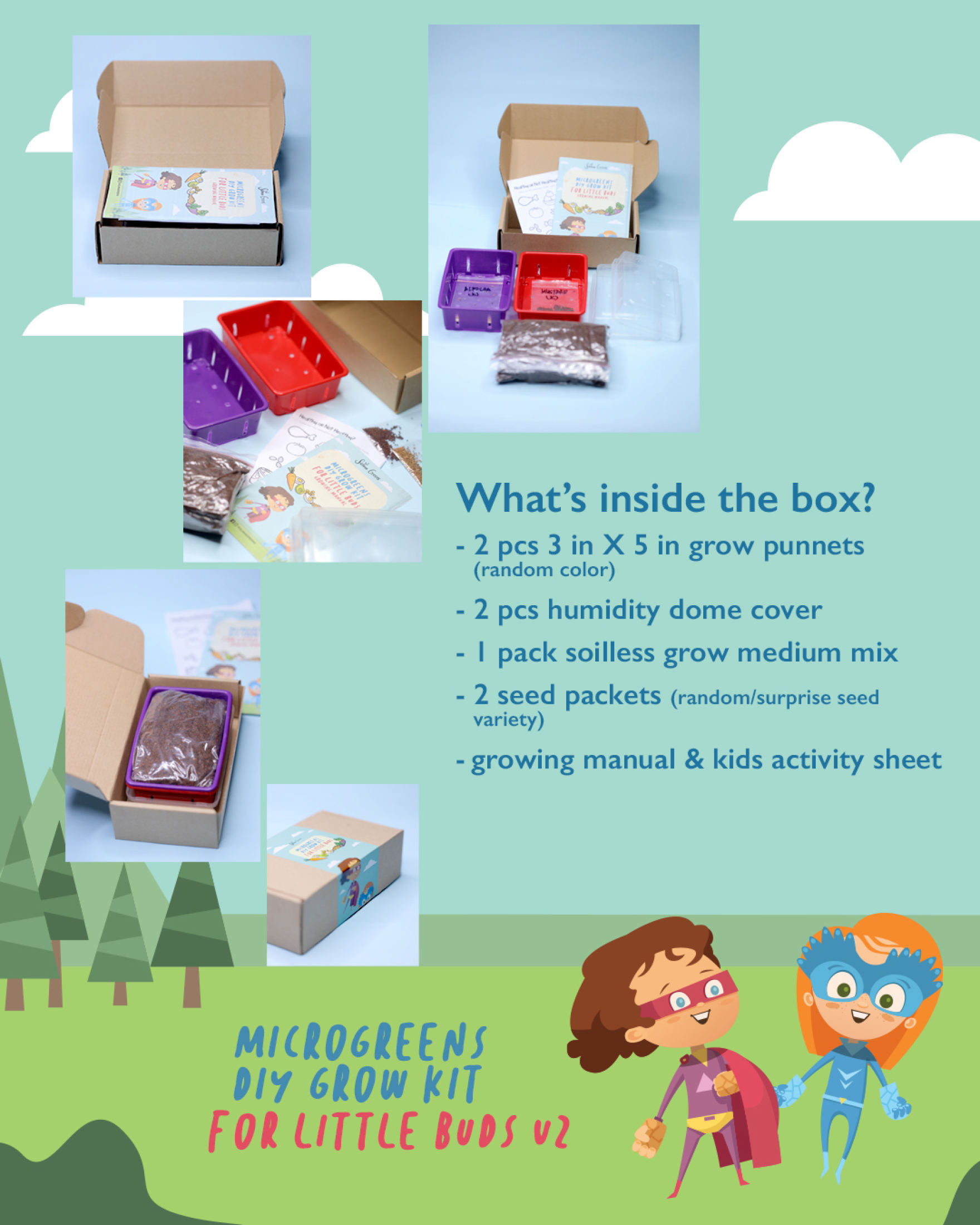 Solana Greens Kids Microgreens Grow Kit V2 Translation missing: en-PH.activerecord.decorators.item_part_image/alt