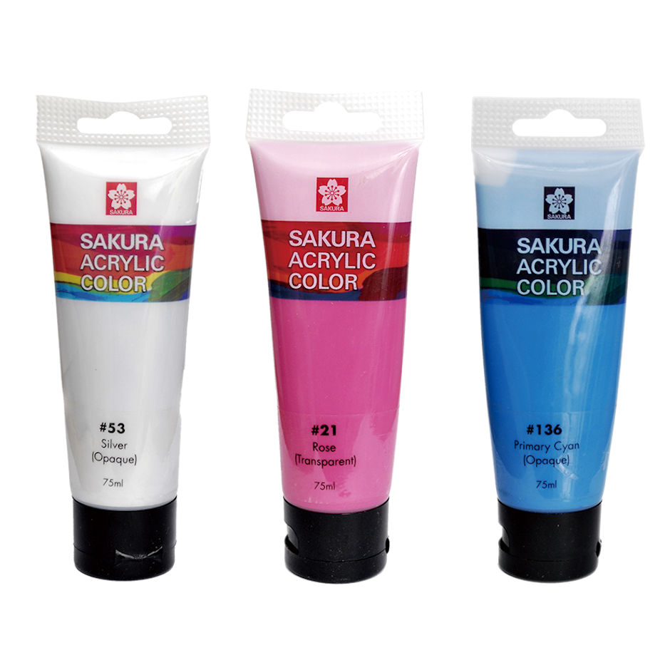 Sakura Acrylic Paint Tubes Translation missing: en-PH.activerecord.decorators.item_part_image/alt