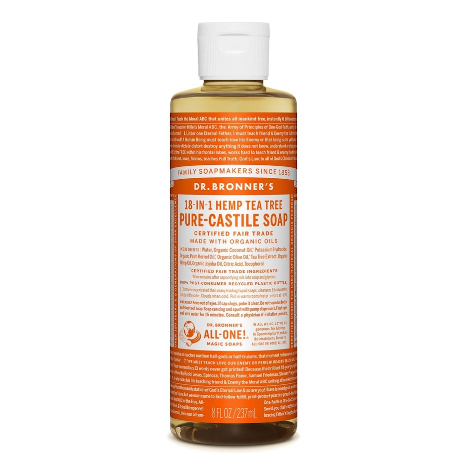 Dr. Bronner's Tea Tree Pure-Castile Liquid Soap Translation missing: en-PH.activerecord.decorators.item_part_image/alt