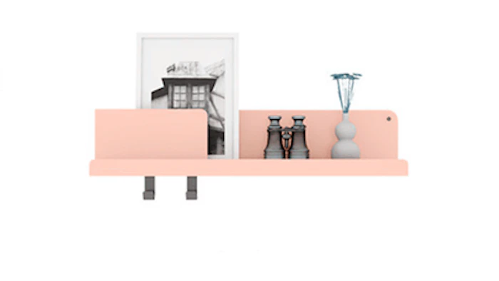 Home22 Scandinavian Folded Metal Shelf Translation missing: en-PH.activerecord.decorators.item_part_image/alt