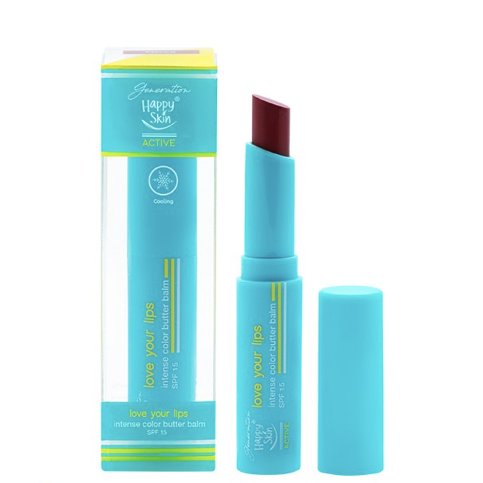 Happy Skin Love Your Lips Intense Color Butter Balm SPF 15 Translation missing: en-PH.activerecord.decorators.item_part_image/alt