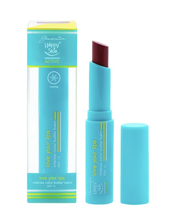 Happy Skin Love Your Lips Intense Color Butter Balm SPF 15 Translation missing: en-PH.activerecord.decorators.item_part_image/alt