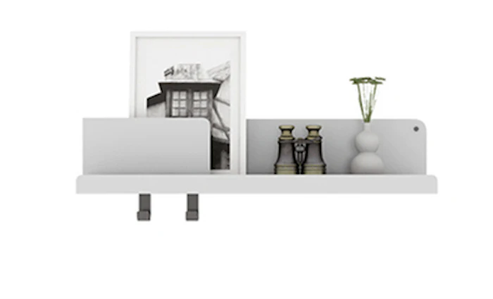Home22 Scandinavian Folded Metal Shelf Translation missing: en-PH.activerecord.decorators.item_part_image/alt