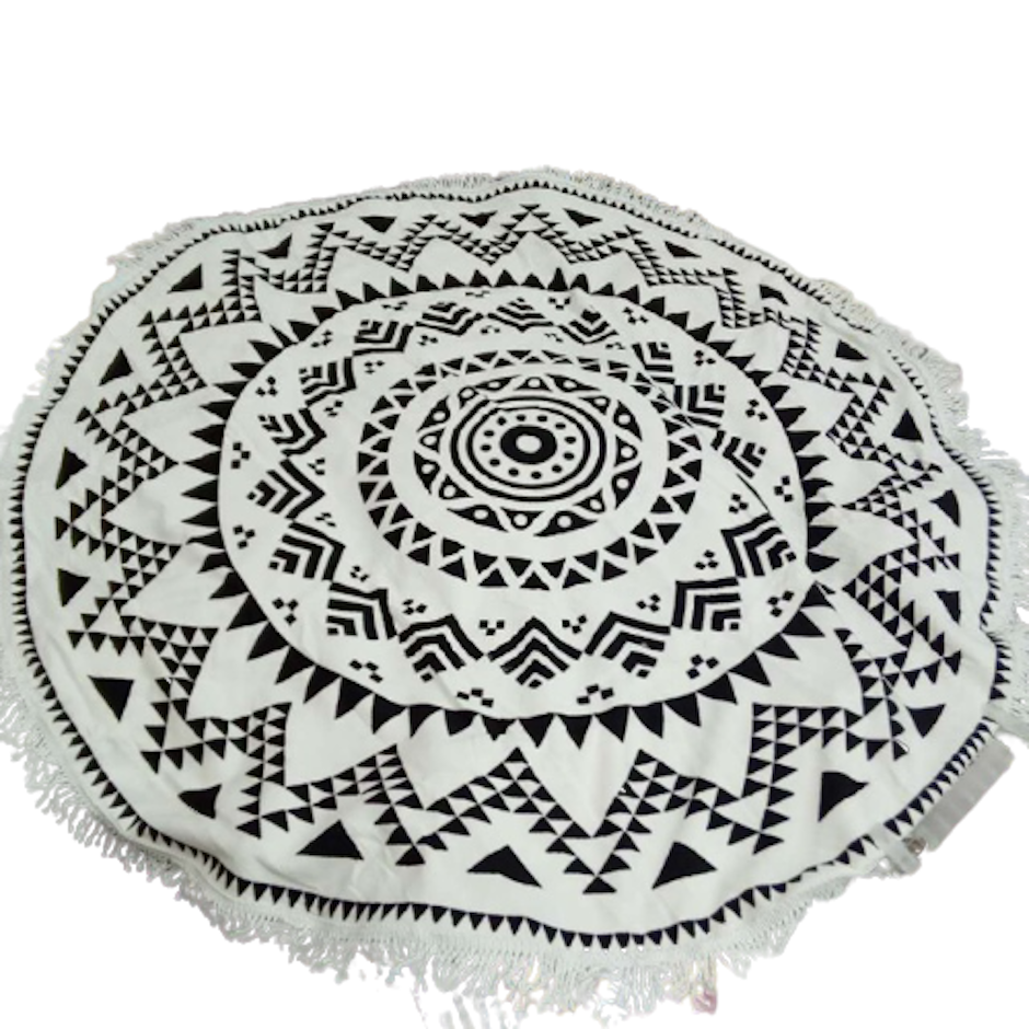 Printed Round Beach Towel Translation missing: en-PH.activerecord.decorators.item_part_image/alt