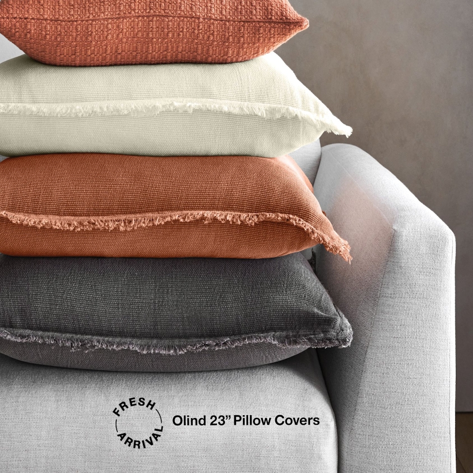 Crate & Barrel Olind 23" Pillow Covers Translation missing: en-PH.activerecord.decorators.item_part_image/alt