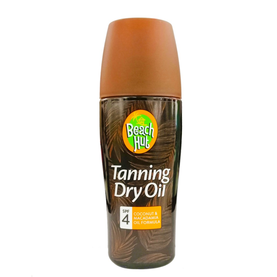 Beach Hut Tanning Dry Oil SPF4 with Coconut & Macadamia Oil Translation missing: en-PH.activerecord.decorators.item_part_image/alt
