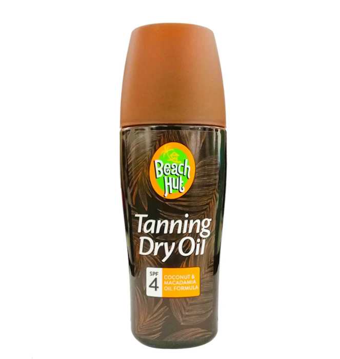 Beach Hut Tanning Dry Oil SPF4 with Coconut & Macadamia Oil Translation missing: en-PH.activerecord.decorators.item_part_image/alt
