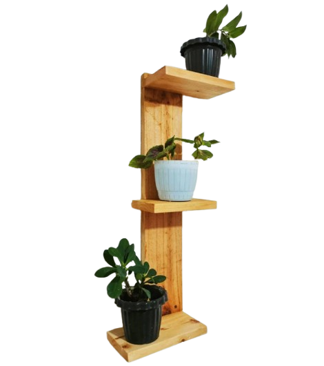 Mini Hanging Wall Wood Shelves	 1