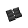 Joy Fashion Black Jumbo Size Foam Hair Rollers Pack-of-6 1
