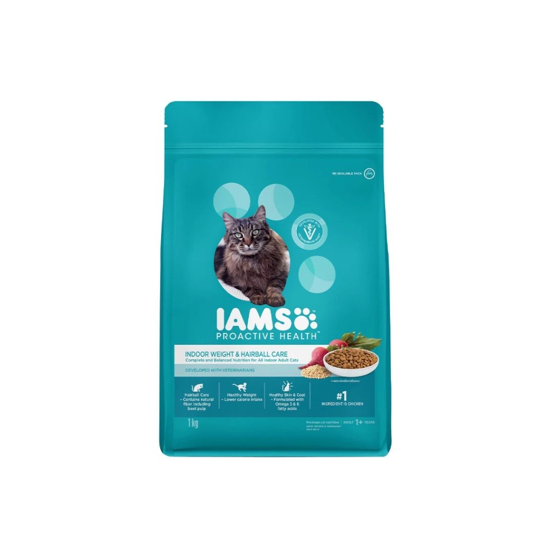Cat Dry Food for Indoor Weight and Hairball Care  1