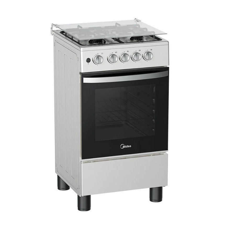 4 Gas Range Oven 50cm (Champagne Silver) 1