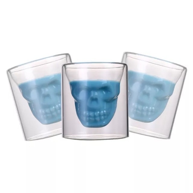 Crystal Skull Head Shot Glass 1