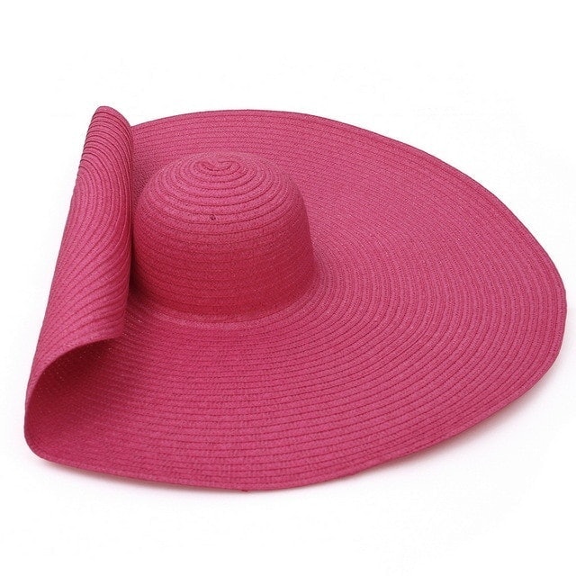 Oversized Straw Hat  8