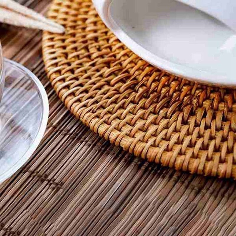 Rattan Trivets 2