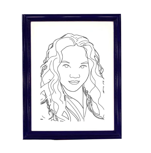 A3 + Glass Frame With Matting 1