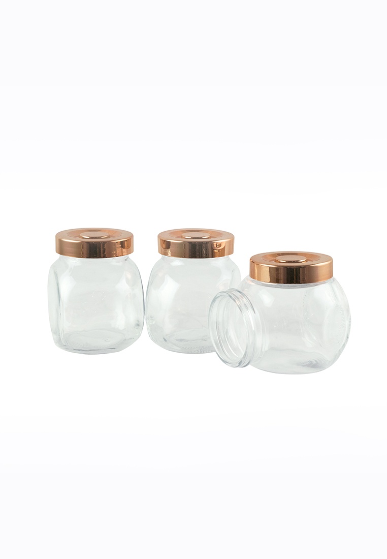 3-Piece Glass Spice Jar 2
