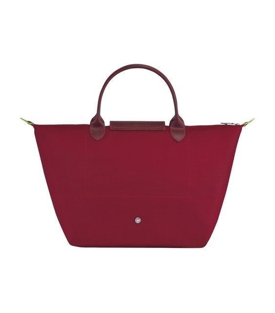 Le Pliage Green Top Handle Bag M Red 3