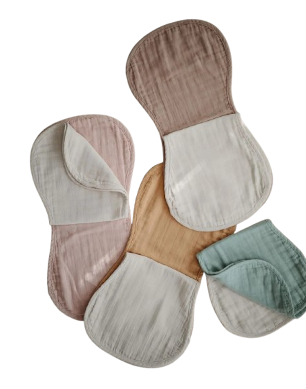 Organic Cotton Muslin Burp Cloth 1