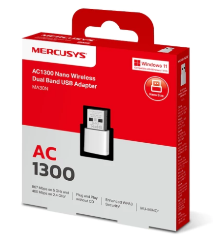 Nano Wireless Dual Band USB Adapter	 1