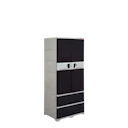 Maple Rattan Wardrobe Cabinet