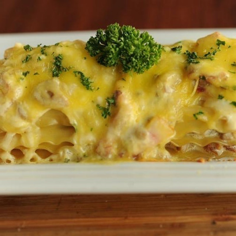 Carbonara Lasagna 1