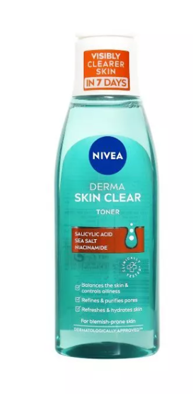 Face Acne Cleanser Derma Skin Clear Toner 1