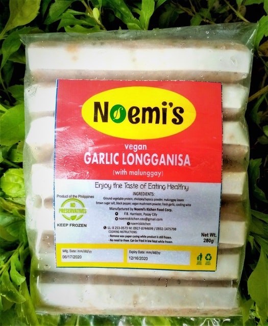 Vegan Garlic Longanisa With Malunggay 2